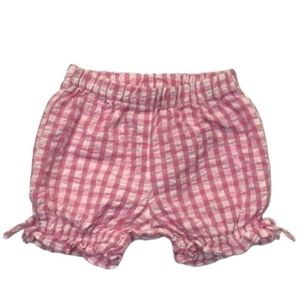 Pink Gingham Bloomer Shorts size 0-3 Months checks checked cotton